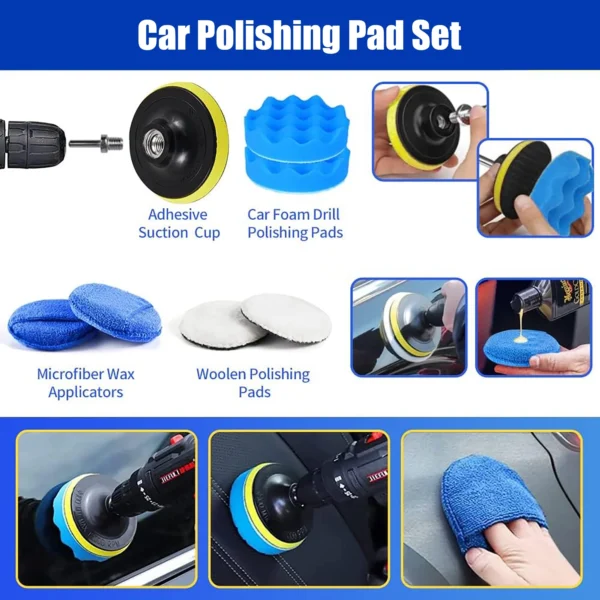 AOMBOO 27Pcs Car Detailing Kit Interior Cleaner, Detailing Brushes Car Cleaning Kit for Wheel, Dashboard, Air Vent, Leather - Image 2