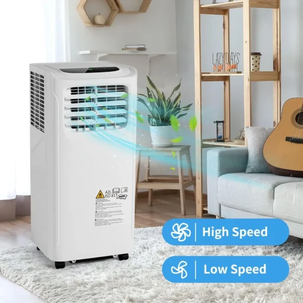 9700BTU Portable Air Conditioner Cools up to 300 Sq.ft, 4-IN-1 Portable AC Unit with Cooling, Dehumidifier, Fan, 24H Timer - Image 3