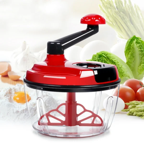 Garlic Chopper Vegetable Cutter Multifunctional Food Processor Manual Meat Grinder Onion Chili Cutter Masher Kitchen Accessories - Image 4