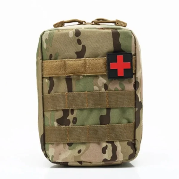 Survival First Aid Kit Travel Oxford Cloth Tactical Pocket Outdoor Mountaineering Camping Equipment Safety Bag - Image 3