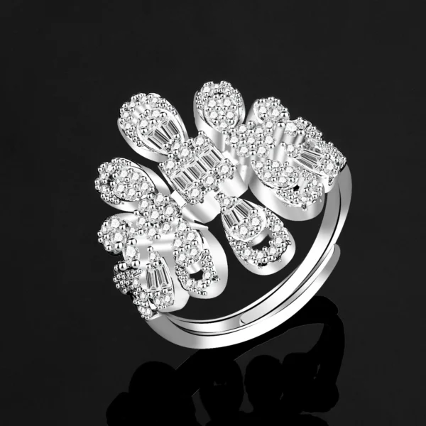 Famous Brand 4pcs Bridal Zirconia Full Jewelry Sets For Women Party, Dubai Nigeria CZ Crystal Wedding Jewelry Sets - Image 6