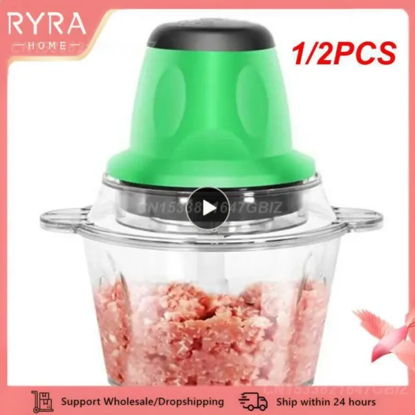 1/2PCS Meat Grinder Stuffing Auxiliary Mixer Crusher Manual Food Processors Electric Meat Grinder Electric Minced Meat Minced