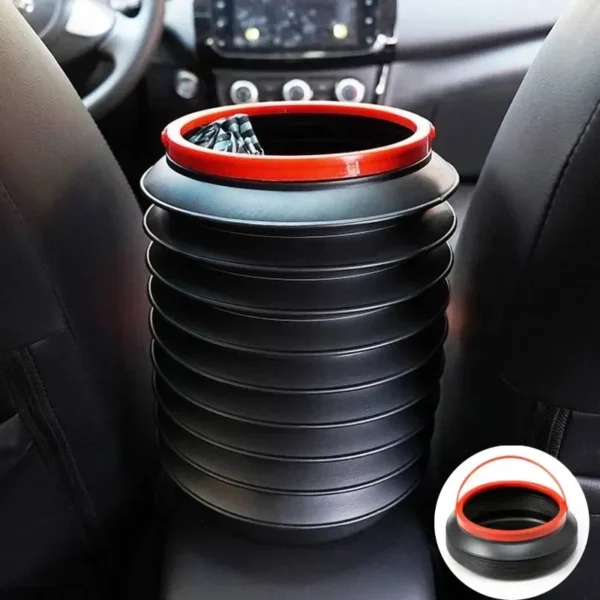 Foldable Car Garbage Bin Portable and Hangable Space saving - Convenient and Durable Garbage Bin Car Accessories