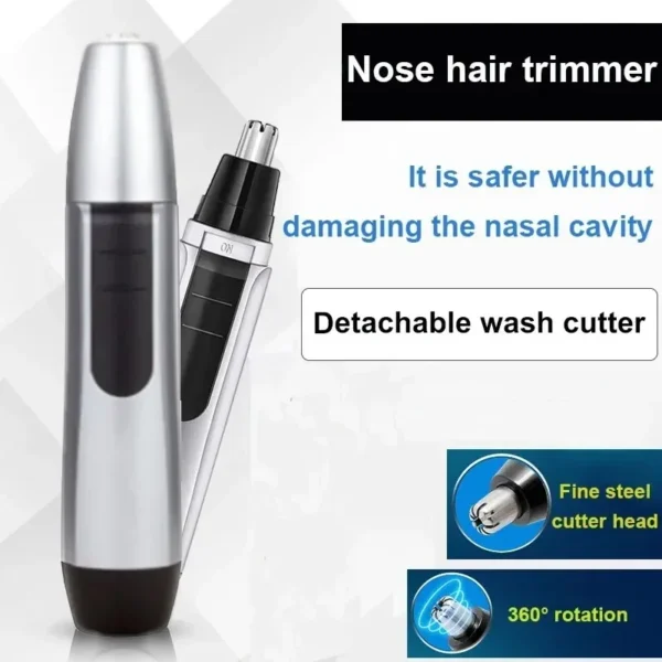 Ear Razor Personal Care Appliances Nose Trimmer Men Scissors Electric Nose Hair Trimmer for Men and Women Clippers Ears Hairs - Image 2