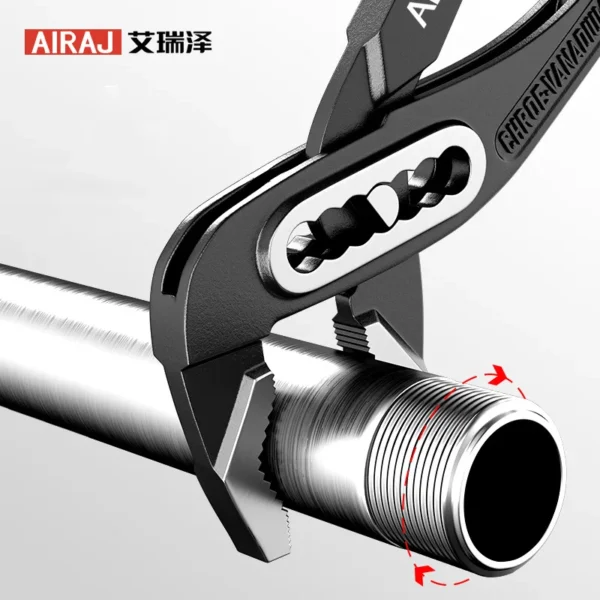 AIRAJ 8/10/12 Inch Water Pump Pliers Quick-release Plumbing Pliers Combination Pliers Plumber Hand Tools - Image 3