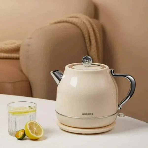 220V Stainless Steel Retro Electric Kettle Household 1.5L Automatic Kettle 1500W Boiling Water Kettle Make Tea Samovar - Image 4