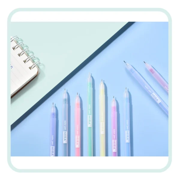 Color Gel Pen Set Kawaii Aesthetic Stationery Pretty Stationery Student Diary Pen Handbook Pen Color Markers School Supplies - Image 3