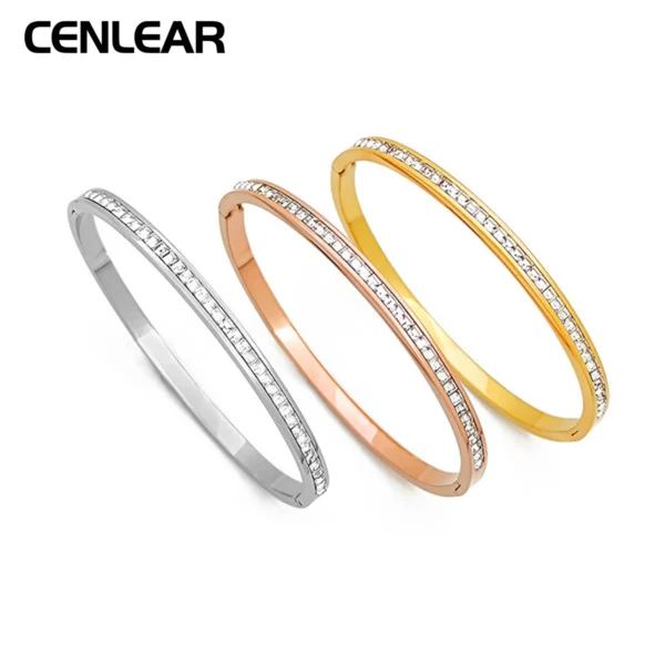 CENLEAR 925 Sterling Silver New Minimalist Starry Bracelet with 18K Gold Plating for Women. Instagram Style Non Fading Bracelet