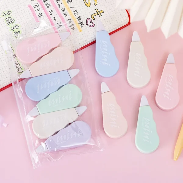 6pcs/Set Cute Kawaii Macaron Correction Tape Altered Tools School Office Corrector Stationery Gifts Kids Sweet Novelty Supplies - Image 3