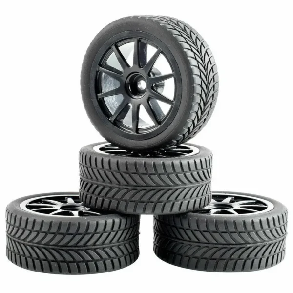 1/10 Onroad Touring Rc Car Wheel & Rubber Tires For Traxxas Nitro 4tec 4-tec 2.0 - Image 2