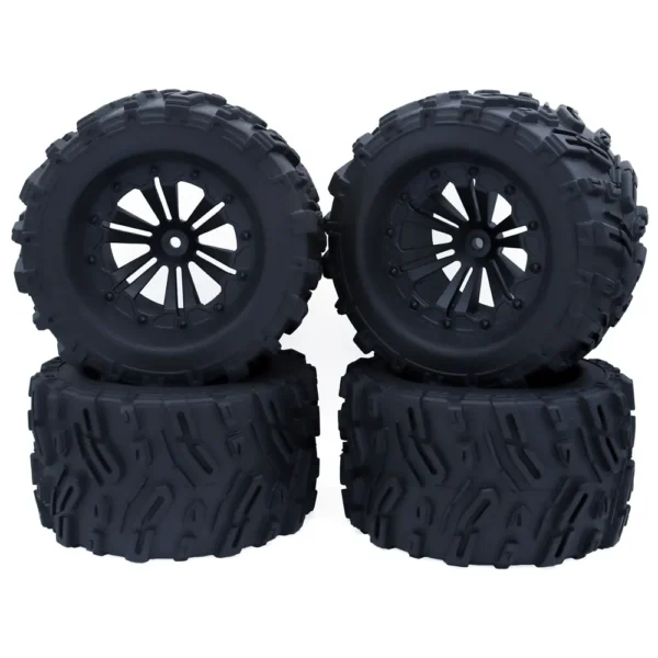 ZD Racing 4PCS 1/10 Monster truck wheels tires 120 mm 125 mm Tires Wheels Buggy for for 1:10 RC Car Crawler Traxxas Scx10 HSP - Image 4