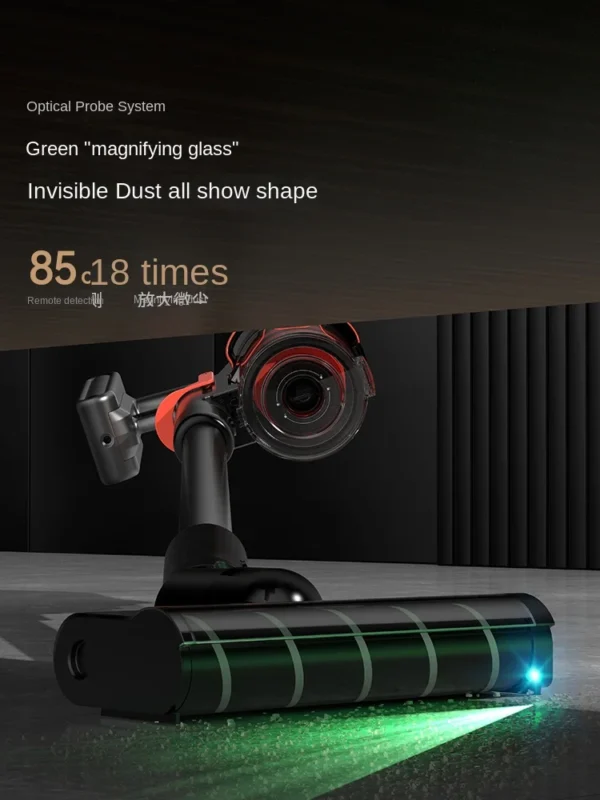 Deerma T50 Green Light dust cordless vacuum cleaner Household appliances Large suction handheld small car cleaner - Image 3