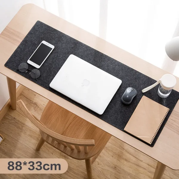 Large Office Computer Desk Mat Table Keyboard Mouse Pad Wool Felt Laptop Cushion Desk Non-slip Mat Gamer Mousepad Mat