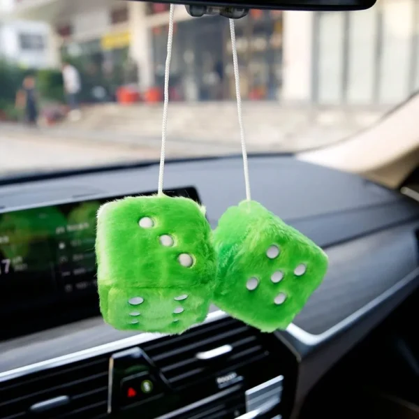 Dice Design Car Hanging Ornament Retro Car Mirror Hanging Accessories for Car Decoration - Image 5