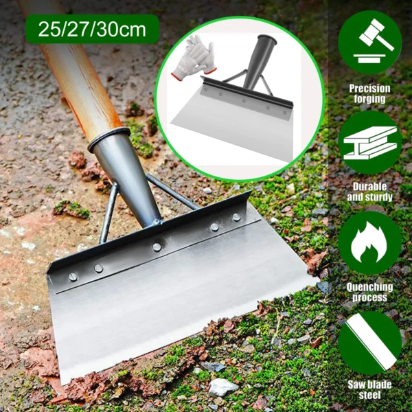 Garden Cleaning Shovel Gardening Tools Metal Weed Cleaning Shovel for Moss Multifunctional Outdoor Garden Shovel Farm Weed Tool