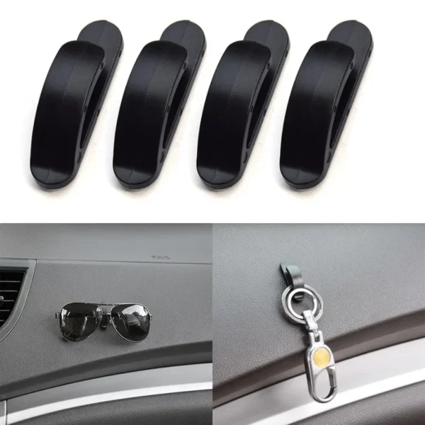 Car Glue Hooks Clips Mini Small Holder Self Adhesive Storage Auto Organizer Ornaments Hanger Garbage Bag Interior Accessories