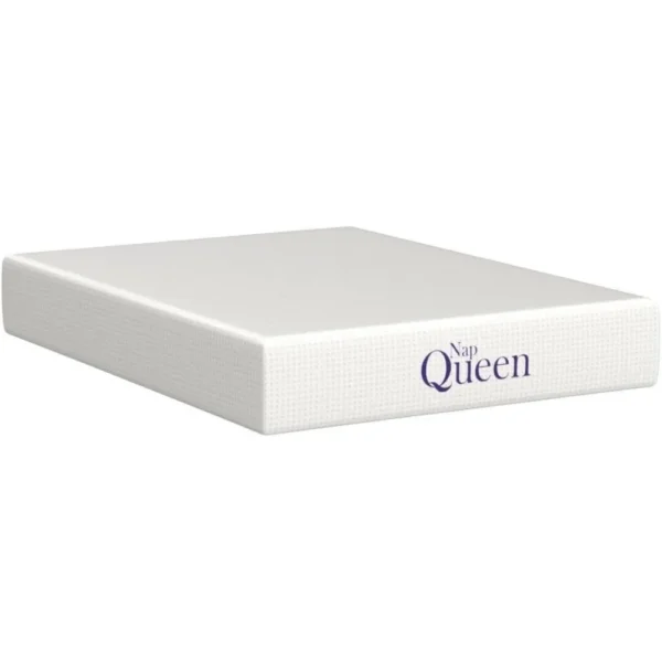 8 Inch Queen Size Mattress, Bamboo Charcoal Memory Foam Mattress, Bed in a Box, White - Image 6