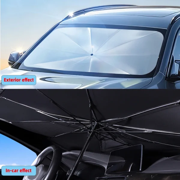 Car Sunshade Umbrella For Auto Shading Car Sun Shade Protector Parasol Summer Sun Interior Windshield Protection Accessories - Image 2