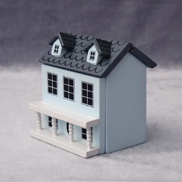 Toy Villa Small House Dollhouses Miniature Ornament Statue Micro Villas Plant Decorations - Image 3