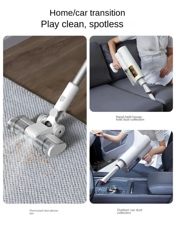 Deerma Cordless Vacuum cleaner Household appliances Handheld small large suction strong vacuum cleaner mite removal cleaner - Image 5