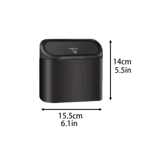 3Pcs Car Trash Can (with Lid) Contains 60 (300) Garbage Bags, Small Car Trash Can, Leak-proof Mini Car Accessories - Image 6