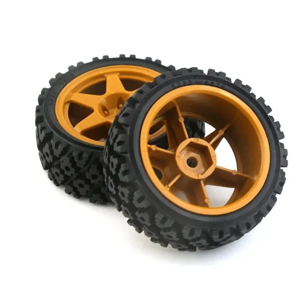 1/10 RC Racing Car Wheels Rally Tyre & On Road Tires 12mm Hex for Tamiya XV01 XV02 TA06 TT01 TT02 PTG2 144001 A959 HPI - Image 3