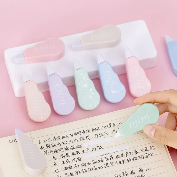 6pcs/Set Cute Kawaii Macaron Correction Tape Altered Tools School Office Corrector Stationery Gifts Kids Sweet Novelty Supplies - Image 2