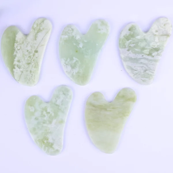 1pc Gouache Scraper Massager Face Body Skin Scraping Beauty Care Guasha Board Face Slim Lift Gua Sha Massage Tool Natural Jade - Image 5