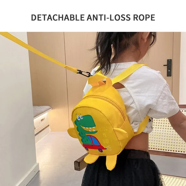 1 PCS Kids Cartoon Mini Dinosaur Backpack Anti Lost Bag Kindergarten School Bag Backpack - Image 5