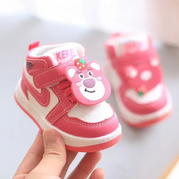 New Baby Girls Sneakers Board Shoes Cartoon Prints Soft Bottom Non-slip Children Casual Walking Shoes Boy Kids Children Shoes - Image 6