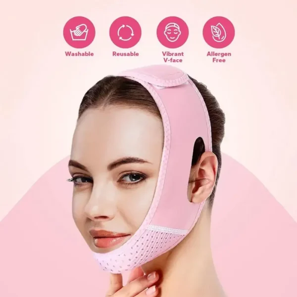 Breathable Face Slimming Bandage Women Chin Cheek Lift Up Belt V Line Face Shaper Facial Massage Strap Skin Care Beauty Tools - Image 3