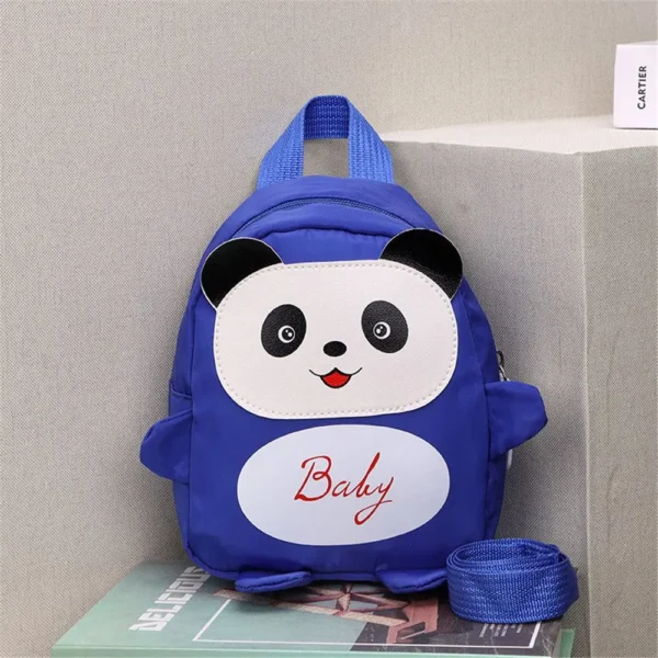 Cute Panda Cartoon Kids Bag Baby Girls Boys Mini Backpack Baby Bag Anti-lost Bag For Toddler Preschool Kids - Image 4