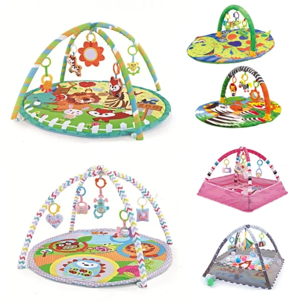 Educational Fitness Frame For Children Play Mat Rack Crawling Blanket Infant Play Rug Gift Kids Activity Mat Gym Baby Toys