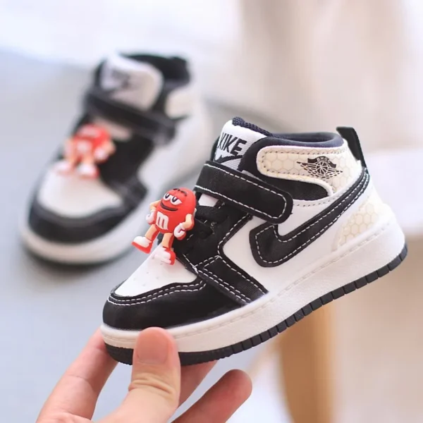 New Baby Girls Sneakers Board Shoes Cartoon Prints Soft Bottom Non-slip Children Casual Walking Shoes Boy Kids Children Shoes - Image 4